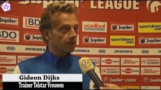 Gideon Dijks: "Zeker tevreden over Telstar Vrouwen"