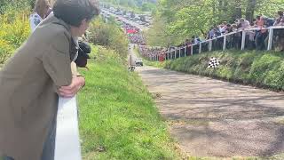 Brooklands Auto Italia Test Hill 2022 White Fiat Panda Pick up run 2