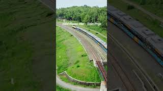 view kereta api letter s kulon progo #shorts #drone #dronevideo