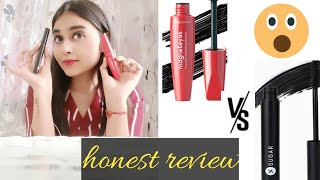 Faces Canada V/S SUGAR Cosmetics Double Date Extreme Mascara - Black 7ml // honest review