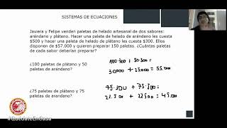 SISTEMAS DE ECUACIONES - MATEMÁTICAS Iº MEDIO