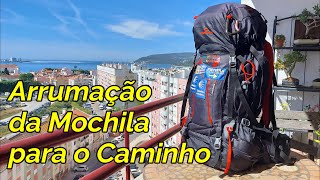 Arrumação da Mochila para o Caminho