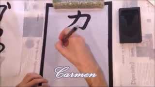 Writing names by Japanese for your Souvenir