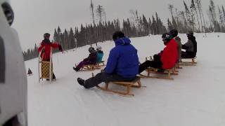 Luge au Massif de Petite-Rivière-Saint-François (Charlevoix)