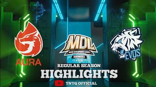 AURA vs EVOS ICON | REGULAR SEASON WEEK 3 DAY 3 | MDL ID S8 | HIGHLIGHTS