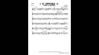 Es imposible - banda la bucanera (partitura)