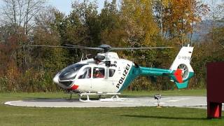 EC 135 der Polizei am 31.10.09 in Füssen.  D-HBYB