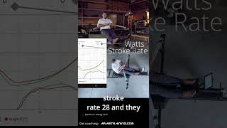 Why experienced rowers pull more Watts per stroke than beginners