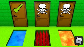 🚪50/50 Pick a Door Obby (Roblox) Full Gameplay (Android)