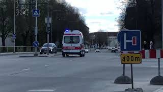 *NEW* Estonian ambulance responding in Tartu (reanimobile)