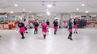 Twinkle Twinkle Line Dance Demo By D'Sisters & Friends LDG #linedance  #happylinedance