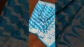 Bridal Mashru Silk Saree Blue Colour Leheriya Design #mashrusarees #mashrusilk #saree #wedding