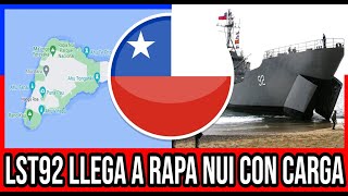 LST92 Rancagua ZARPA hacia Rapa Nui con Carga para la Isla 🇨🇱 #Chile #Valparaiso #ViñaDelMar #CL