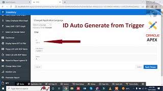 How to Auto Generate ID on Insert Record Form in Oracle Apex | Mr Gactack