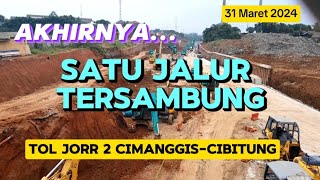 AKHIRNYA...SATU JALUR TERSAMBUNG || PEMUDIK SIAP MELINTAS