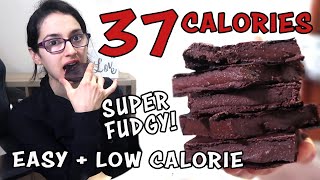 37 CALORIE BROWNIES RECIPE!