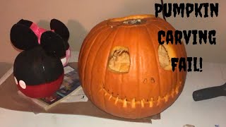 Pumpkin Carving Fail!| Sunday Vlog| Vlogtober Day 29