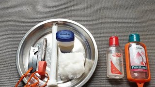 Best camping fire material, cheap, available in home, DIY