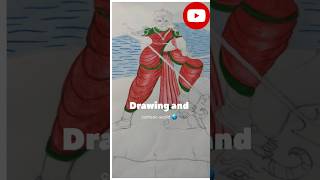 Maa durga sari drawing tutorial #maa durga drawing tutorial#youtubeshorts #drawing #shortsviral #🙏🤩