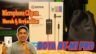 Review Lengkap Microphone Clip On Boya By M1 Pro (Murah & Kualitas Top) [Cocok Bagi Youtuber Pemula]