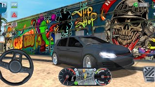 محاكي سائق التكسي Uber Drivin Simulator Taxi Sim  Car Games 3D Golf Volkswagen _Android jos Gameplay