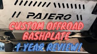 CUSTOM OFFROAD BASHPLATE!  1 Year Review!