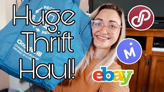 Summer Thrift Haul to Sell on Poshmark | Part Time Reseller