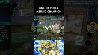 ONE TURN KILL HEROIC CHAMPION YUGIOH MASTER DUEL #yugiohmasterduel #masterduel #heroic