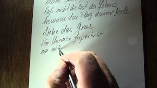 Gedicht "Sei stille" - Anna Laun - 1972