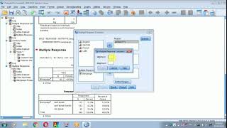 HOW TO DO A MULTIPLE RESPONSE SET 3 RESPONSES  SPSS