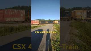 CSX 4537 Distributed Power on CSX 520 #csx #lincolncounty #tennessee @CameraBryan #distributedpower