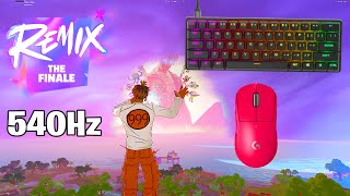 SteelSeries Apex Pro Mini ASMR 🤩 Solo Gameplay 🥇 Satisfying Keyboard Fortnite 360 FPS 4K