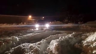 Dodge RAM 1500 snow drift