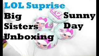 LOL SURPRISE DOLL BIG SISTER UNBOXING New Series 2 Sunny Day Cookies