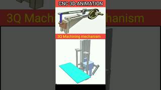 3Q CNC Machine mechanical mechanism #automobile #3QCNCMachining #Shorts #ytshorts