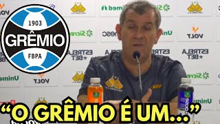 EITA TÁ MALUCO! OLHA O QUE TÉCNICO DO CRICIÚMA FALOU ANTES DO JOGO CONTRA O GRÊMIO!