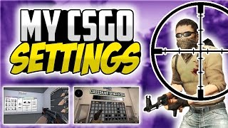 BEST CS:GO Settings! (My Crosshair Viewmodel Video & Game Settings )