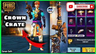 CROW CRATE OPENING PUBG MOBILE | NEW CROWN CRATE PUBG MOBILE | NEW SET PUBG MOBILE |