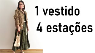 1 vestido 4 estações