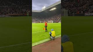 Newcastle fans singing after Wilson scored the penalty #newcastle #football #footballfans