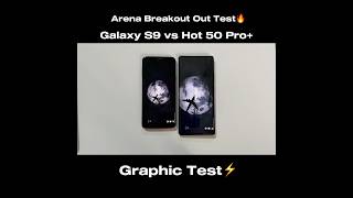 Infinix vs Samsung  - Arena BreakOut Start and Graphics Test🔥