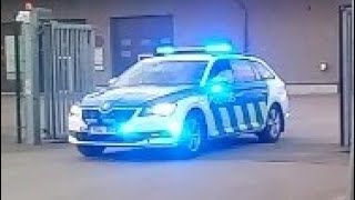 *LIGHT SHOW* Police patrol car of Jõhvi