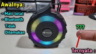 TERNYATA INI PENYEBAB MAKANYA SPEAKER BLUETOOTH INI MATI DAN TIDAK DITEMUKAN KODE BLUETOOTHNYA.