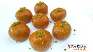 बेसन के लड्डू घर पर हलवाई जैसे बनायें - Besan Ladoo - How to make Besan Ladoo