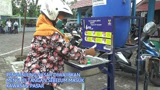 MENENGOK PENERAPAN PROKES DI PASAR STANDAR SNI IMOGIRI BANTUL