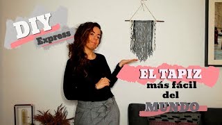 DIY: CÓMO HACER EL TAPIZ DE LANA MÁS FÁCIL DEL MUNDO