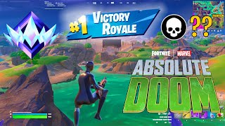 Fortnite High Kill Solo Gameplay (Marvel Season 4)😴Satisfying Keyboard 540HZ 1000+ FPS GAMEPLAY 4K