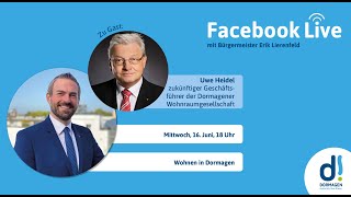 Facebook-Live mit Bürgermeister Erik Lierenfeld