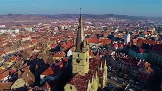 Filmare cu drona in Sibiu la Catedrala Evanghelica | Drone in air