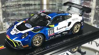 TRAX New Releases Spark 1/43 911 GT3 R #918 'Herberth Motorsport' Spa 24hr 2020